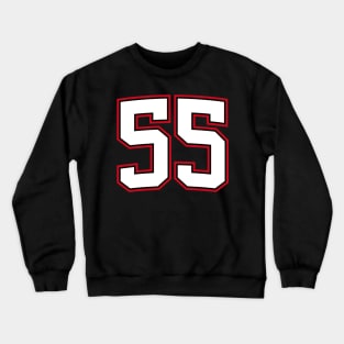 Number Fifty Five 55 Crewneck Sweatshirt